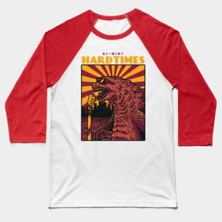 Hard Times - "Monster Blues Vocals" Godzilla King of the Monsters Lover Sings the Blues Baseball T-Shirt